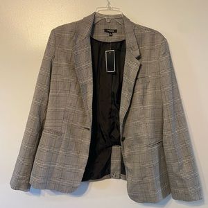 NWT! Premise Plaid Studio Blazer Jacket